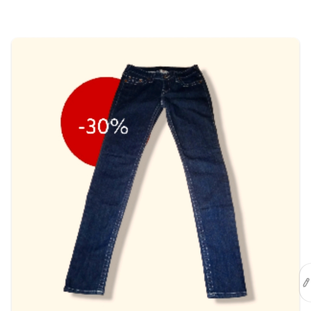 True Religion vintage shade t jeans size 29